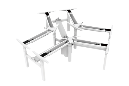 Elektrisk højdejusterbart skrivebord DS9 / 120° multistation