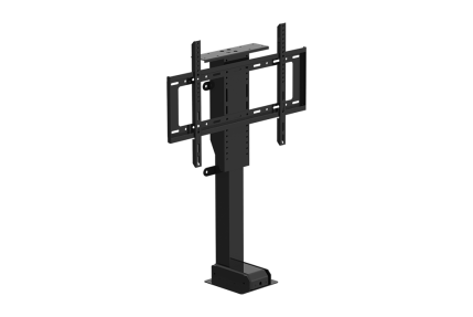 Skjult tv-stativ enkelt motor